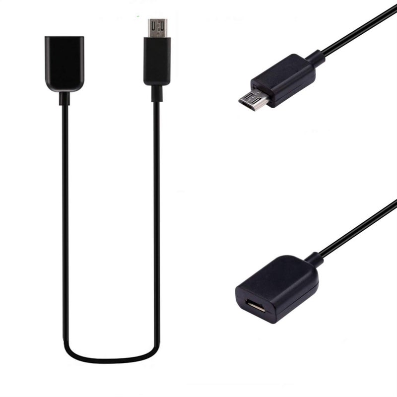ODETOJOY 3ft Micro USB Male to Female Extension Cable Wire Extender Charging Cord - Image 2
